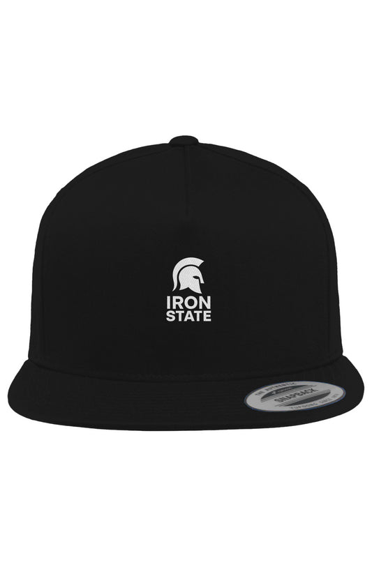 5-Panel Cotton Twill Snapback Cap