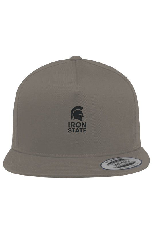 5-Panel Cotton Twill Snapback Cap