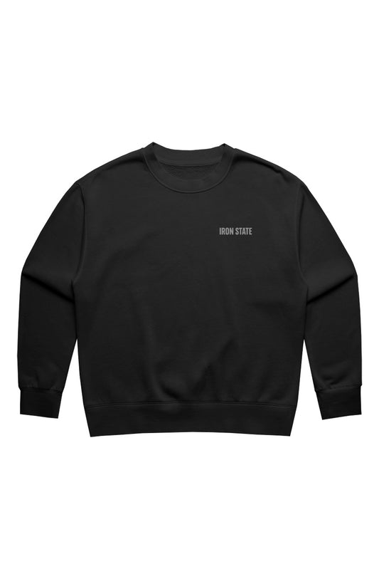Womens Relax Faded Crew