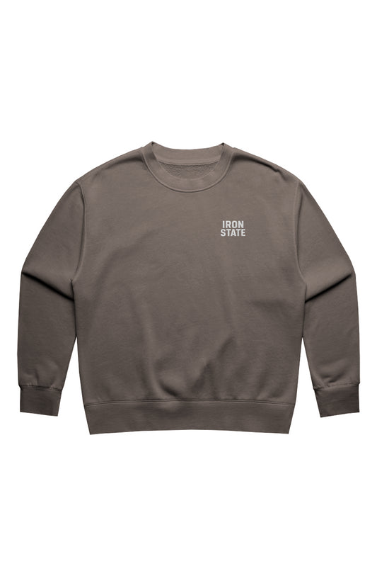 Womens Relax Faded Crew